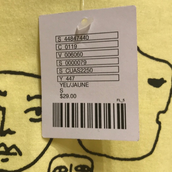 Urban Outfitters Faces Sketch Cropped Tee - Picture 7 of 7